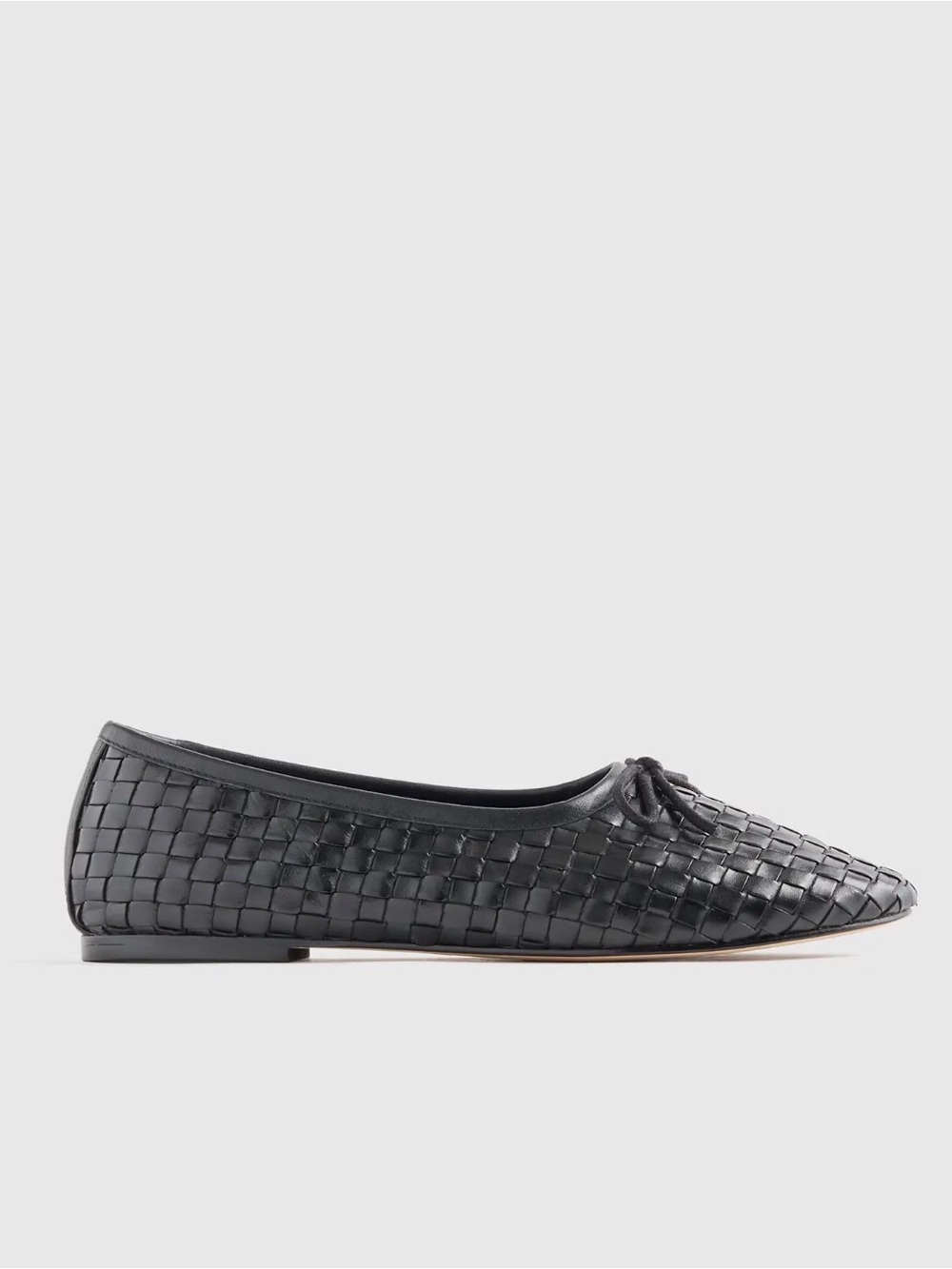 Quince Italian Leather Handwoven Ballet Flat - Picture 6 of 8